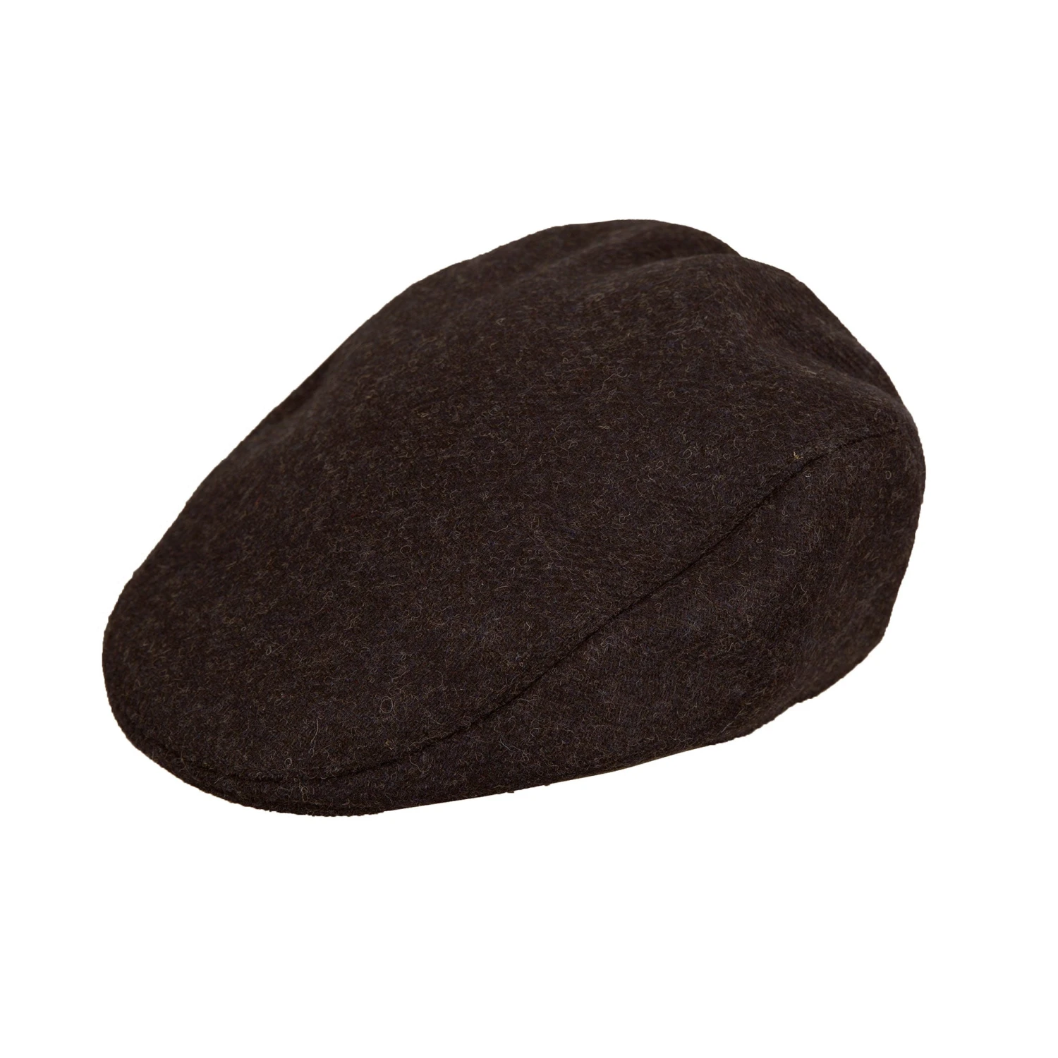 Men’s Abraham Moon Plain Tweed Flat Cap - Image 2
