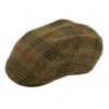 Men's Abraham Moon Check Tweed Flat Cap