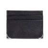 Men's Heritage Pebble Grain Leather Card Holder With Gilt Corners