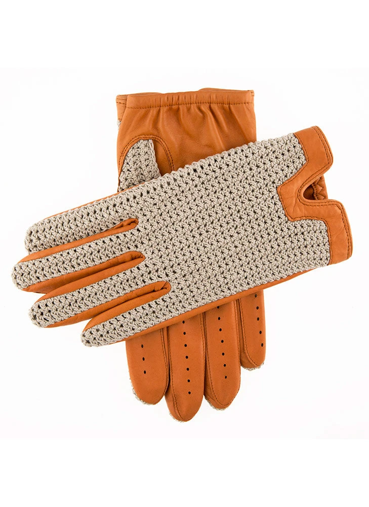 Men's Heritage Crochet-Back Leather Driving Gloves 2 Men's Heritage Crochet-Back Leather Driving Gloves - Image 2