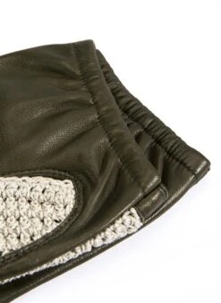 Men's Heritage Crochet-Back Leather Driving Gloves 11 Men's Heritage Crochet-Back Leather Driving Gloves -Dents 15 1003 20hunter 202