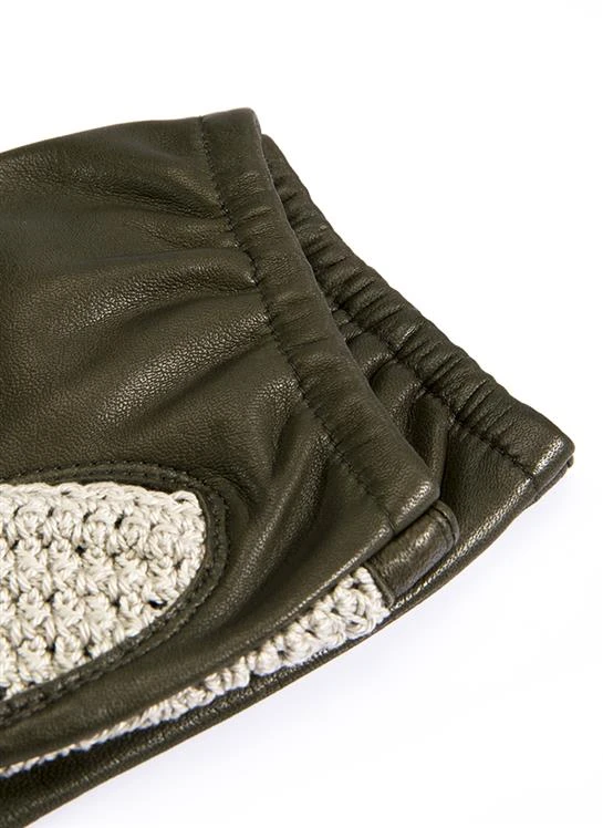 Men's Heritage Crochet-Back Leather Driving Gloves 5 Men's Heritage Crochet-Back Leather Driving Gloves - Image 5