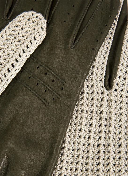Men's Heritage Crochet-Back Leather Driving Gloves 6 Men's Heritage Crochet-Back Leather Driving Gloves - Image 6