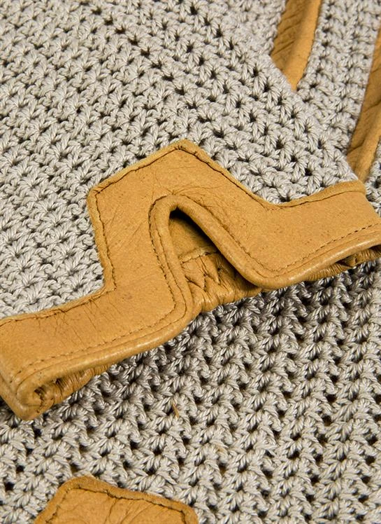 Men's Heritage Crochet-Back Peccary Leather Gloves 4 Men's Heritage Crochet-Back Peccary Leather Gloves - Image 4