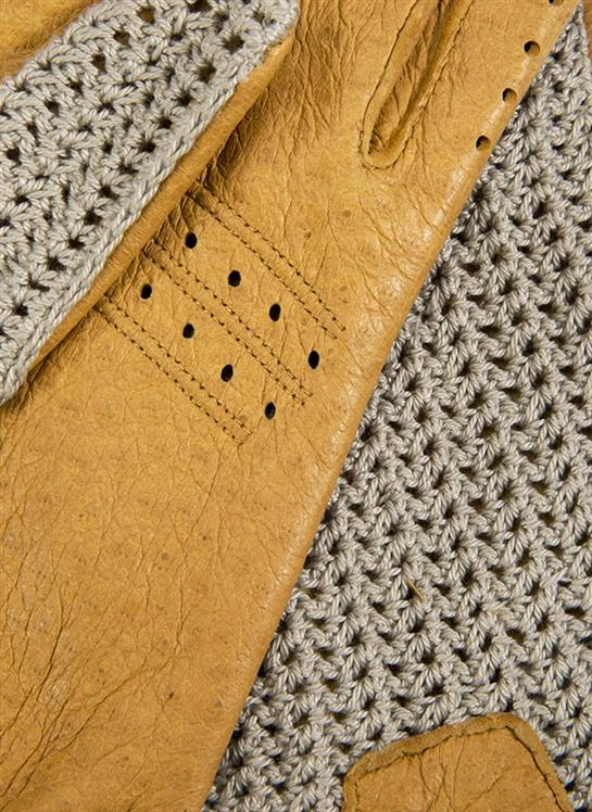 Men's Heritage Crochet-Back Peccary Leather Gloves 2 Men's Heritage Crochet-Back Peccary Leather Gloves - Image 2