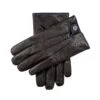 Men’s Heritage Cashmere-Lined Leather Gloves With Contrast Details