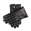 Men’s Heritage Touchscreen Three-Point Fur-Lined Leather Gloves