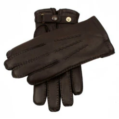 Men's Heritage Handsewn Three-Point Lambskin-Lined Leather Gloves