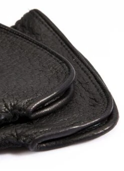 Men's Heritage Handsewn Three-Point Silk-Lined Peccary Leather Gloves -Dents 15 1540 20black 204 22315e61 f094 4c9e a2c9 84bb14b8265d