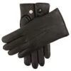 Men's Heritage Three-Point Fur-Lined Leather Gloves