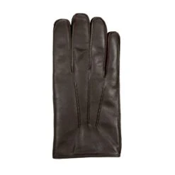Men's Heritage Three-Point Fur-Lined Leather Gloves -Dents 15 1590 Brown Beige 2
