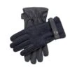 Men’s Heritage Cashmere-Lined Abraham Moon Tweed And Deerskin Leather Gloves