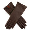Women's Heritage Three-Point Cashmere-Lined Leather Gloves