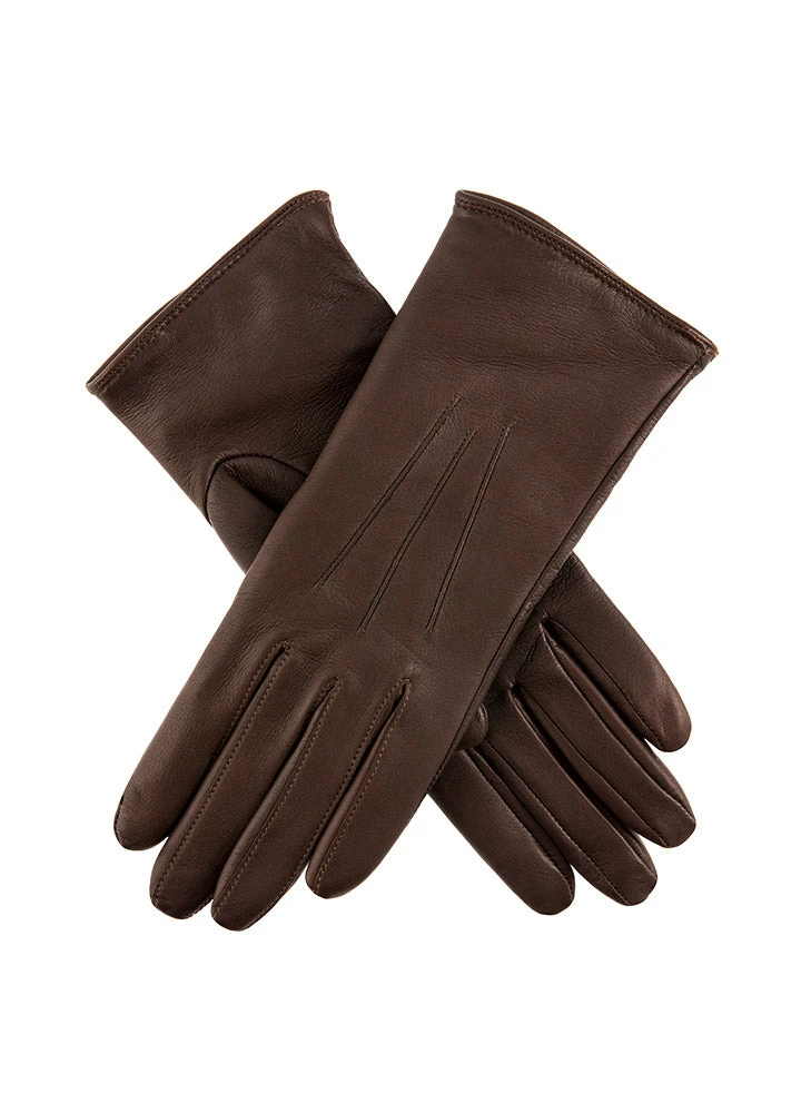 Women's Heritage Three-Point Lambswool-Lined Leather Gloves 2 Women's Heritage Three-Point Lambswool-Lined Leather Gloves - Image 2