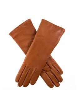 Women's Heritage Cashmere-Lined Leather Gloves -Dents 17 1035 Cognac
