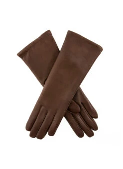 Women's Heritage Cashmere-Lined Leather Gloves -Dents 17 1035 Mocca