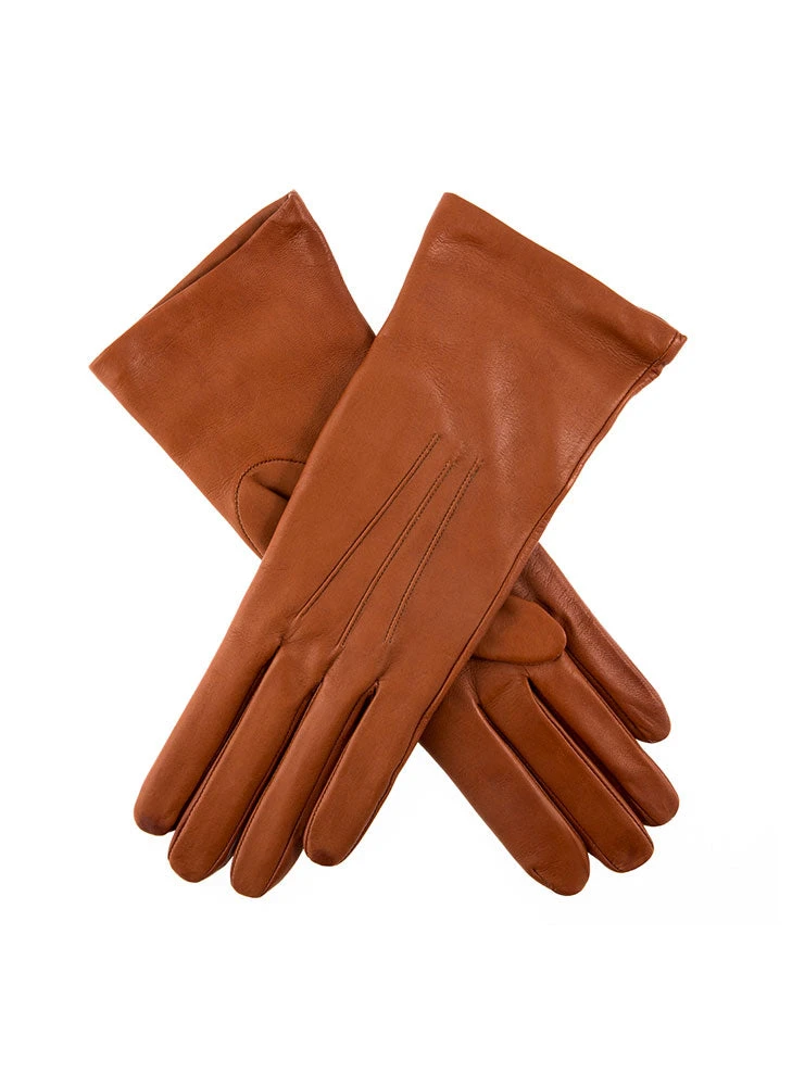 Women's Heritage Three-Point Silk-Lined Leather Gloves 2 Women's Heritage Three-Point Silk-Lined Leather Gloves - Image 2