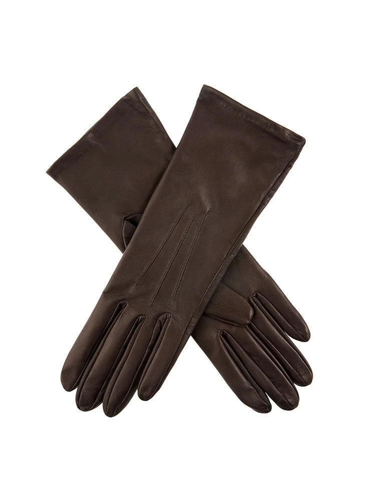 Women's Heritage Three-Point Silk-Lined Leather Gloves 9 Women's Heritage Three-Point Silk-Lined Leather Gloves - Image 9