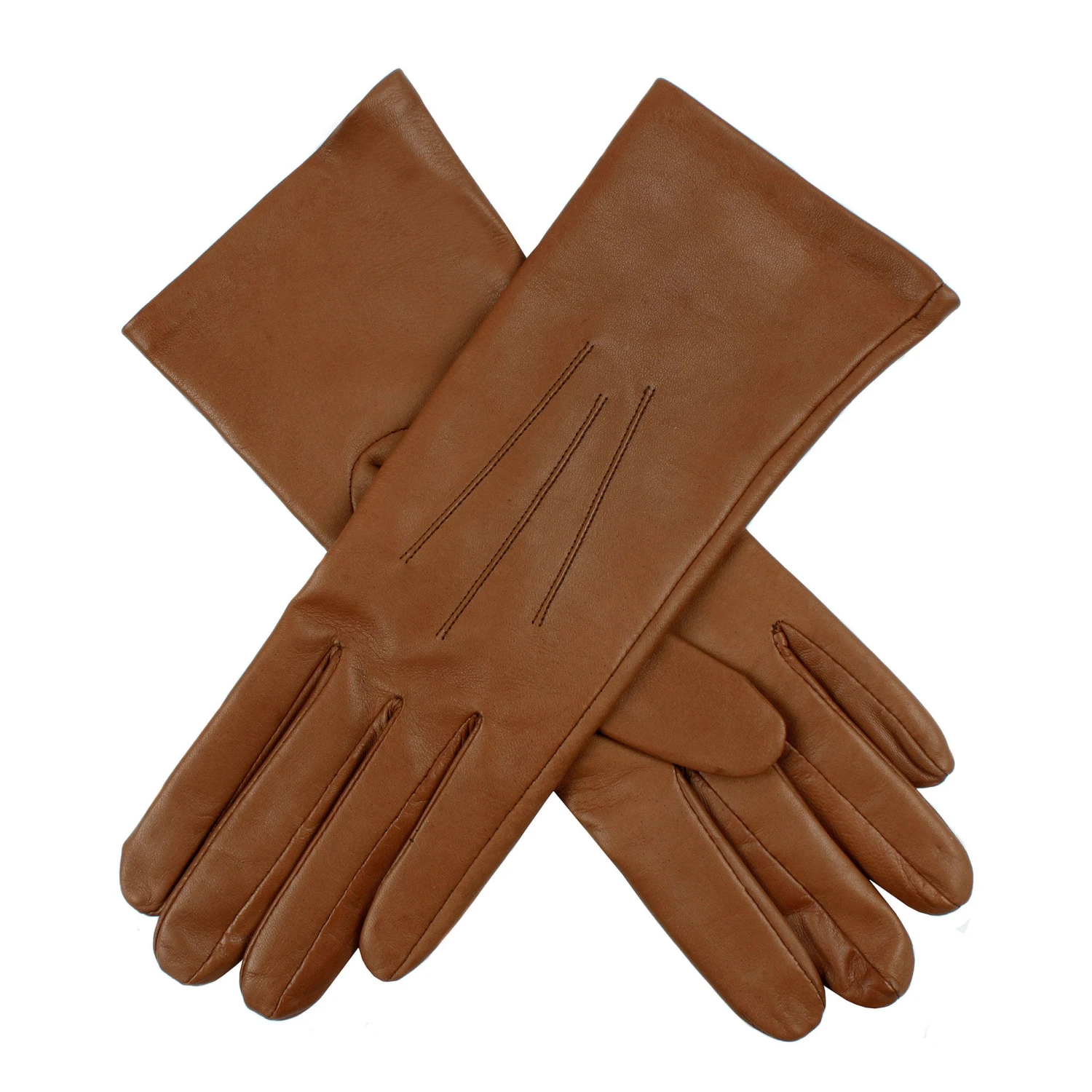Women's Heritage Three-Point Silk-Lined Leather Gloves 7 Women's Heritage Three-Point Silk-Lined Leather Gloves - Image 7