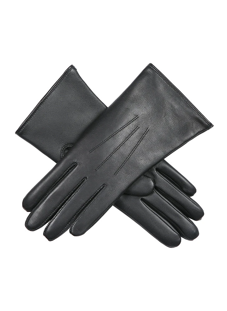 Women’s Heritage Touchscreen Three-Point Fur-Lined Leather Gloves 1 Women’s Heritage Touchscreen Three-Point Fur-Lined Leather Gloves