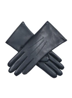 Women’s Heritage Touchscreen Three-Point Fur-Lined Leather Gloves 6 Women’s Heritage Touchscreen Three-Point Fur-Lined Leather Gloves -Dents 17 1156 Navy