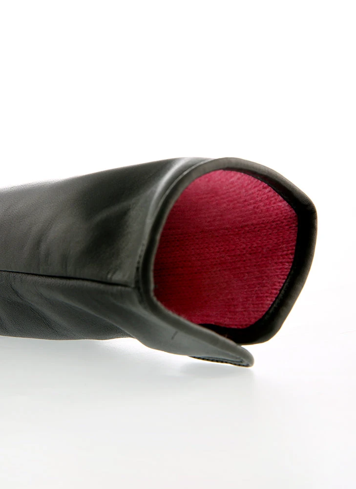 Women’s Heritage Touchscreen Cashmere-Lined Leather Gloves 5 Women’s Heritage Touchscreen Cashmere-Lined Leather Gloves - Image 5