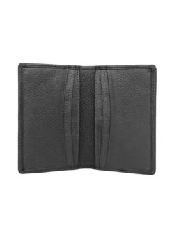 Men's Pebble Grain Leather Card Holder With RFID Blocking -Dents 23 5500BlackInterior