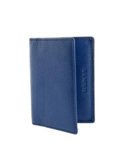Men's Pebble Grain Leather Card Holder With RFID Blocking -Dents 23 5500 20royal 20blue 20 1
