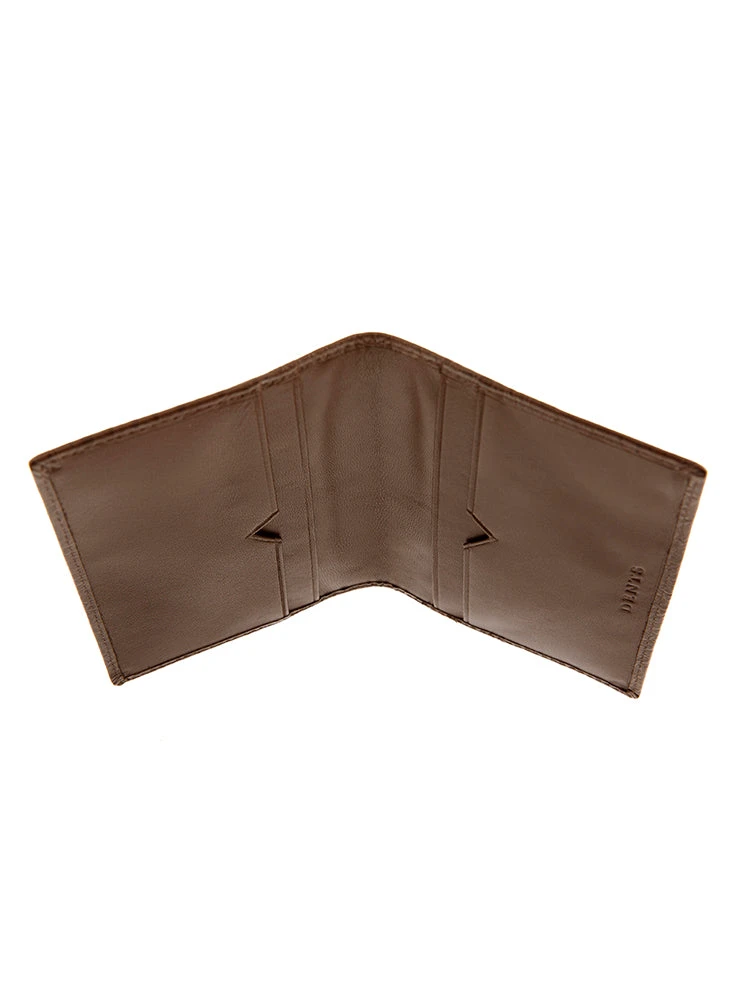 Crocodile Print Leather Passport Holder With RFID Blocking - Image 6