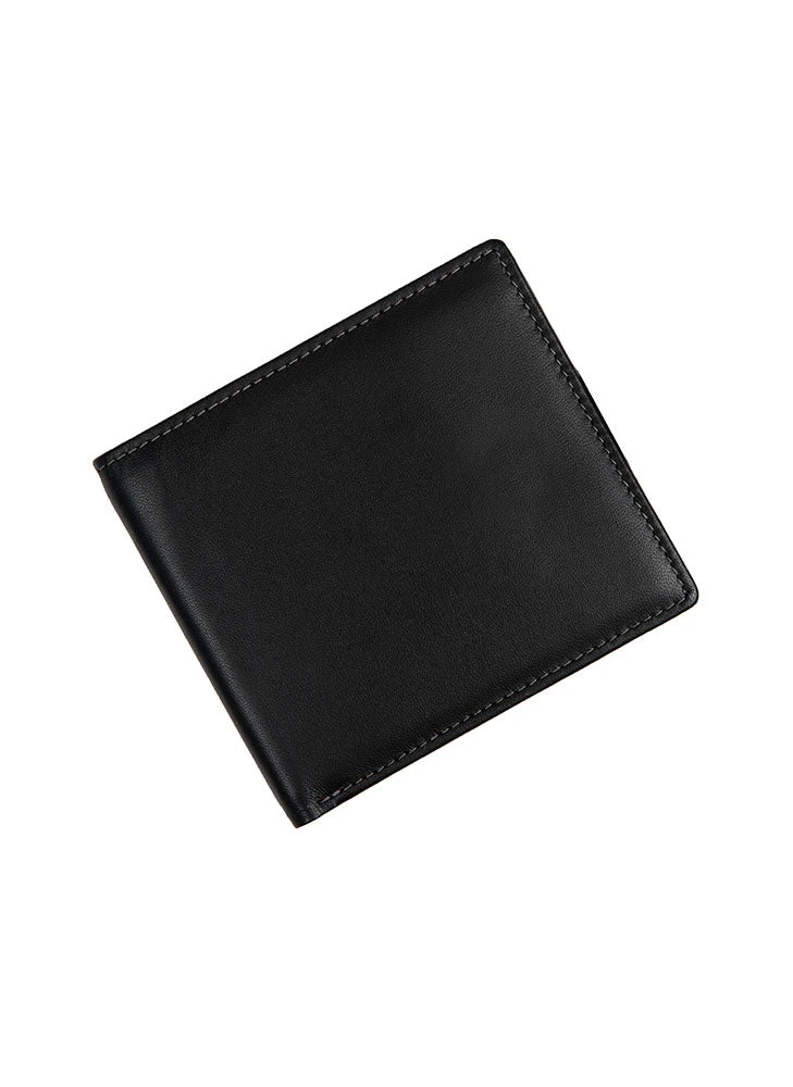 Men's Smooth Nappa Leather Bifold Wallet With RFID Blocking - Image 2