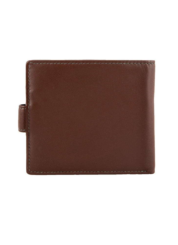 Men's Smooth Nappa Leather Bifold Wallet With RFID Blocking And Coin Purse - Image 10