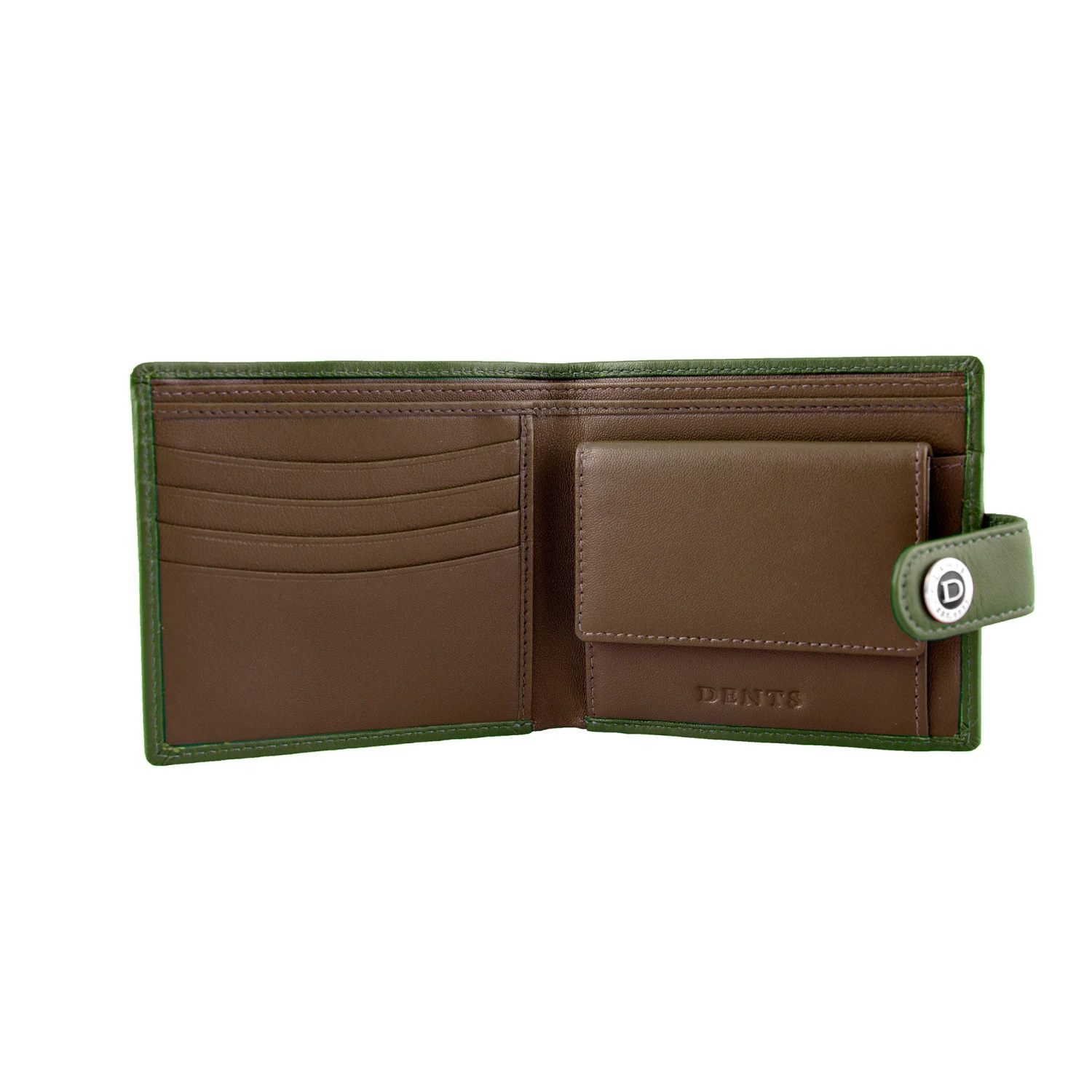 Men's Smooth Nappa Leather Bifold Wallet With RFID Blocking And Coin Purse - Image 12