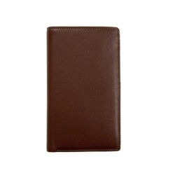 Men's Smooth Nappa Leather Jacket Wallet With RFID Blocking And Window Pocket