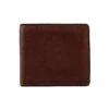 Men's Two-Colour Pebble Grain Leather Bifold Wallet With RFID Blocking And Coin Purse