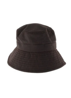 Women's Waxed Cotton Hat With Abraham Moon Underside
