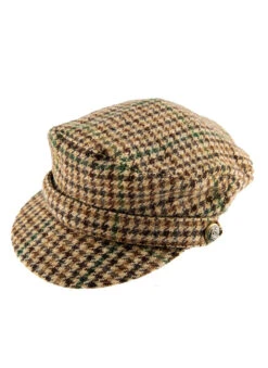 Women's Abraham Moon Dogtooth Tweed Fisherman Cap