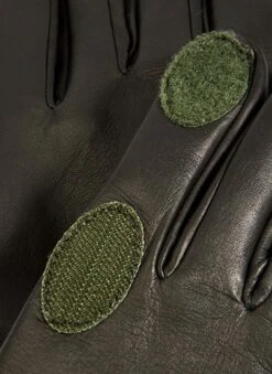 Men's Heritage Water-Resistant Silk-Lined Right Hand Leather Shooting Gloves 8 Men's Heritage Water-Resistant Silk-Lined Right Hand Leather Shooting Gloves -Dents 37 0600 olive 2