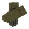 Men's Knitted Shooting Gloves With Leather Palm
