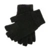 Men's Fingerless Tuckstitch Knitted Shooting Gloves