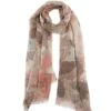 Women's Large Butterfly Print Lightweight Scarf