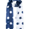 Women's Polka Dot Print Lightweight Scarf
