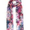 Women's Bold Floral Print Lightweight Scarf