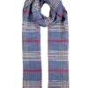 Women's Plaid Check Knitted Scarf