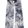 Women's Watercolour Floral Print Lightweight Scarf