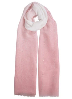 Women's Ombre Lightweight Scarf With Sequin Stripes