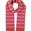 Women's Chevron Pattern Knitted Scarf