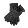 Men’s Three-Point Leather Driving Gloves With Wristwatch Cut-out