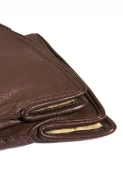 Men's Handsewn Three-Point Fur-Lined Leather Gloves -Dents 5 1517 20eng 20tan 202