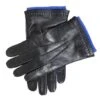 Men's Handsewn Three-Point Cashmere-Lined Leather Gloves With Colour Contrast Details