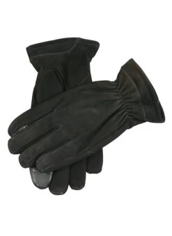 Men's Touchscreen Wool-Lined Leather Gloves With Elasticated Cuffs 6 Men's Touchscreen Wool-Lined Leather Gloves With Elasticated Cuffs -Dents 5 1620 BLACK 31f42a0f beba 4461 b9a5 43261aff82fc